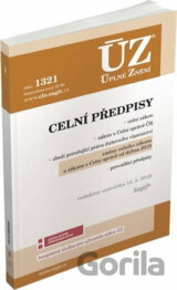 ÚZ č. 1321 - Celní předpisy