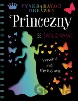 Vyškrabávací obrázky: Princezny se šablonami