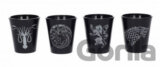 Pohár štamperlík Game of Thrones: House Logo Set 4 ks