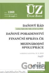 ÚZ 1268: Daňový řád, Daňové poradenství, Finanční správa ČR, Mezinárodní spolupráce