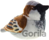 Hrající plyšový ptáček - Vrabec