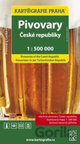 Pivovary České republiky 1:500 000