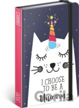 Diář Kočkorožec - I choose to be a Unicorn 2020