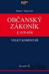 Občanský zákoník -velký komentář 3
