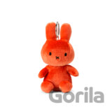 Miffy zamatová cukríkovo oranžová kľúčenka