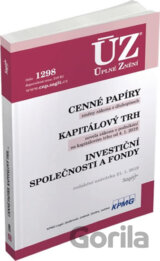 ÚZ 1298: Cenné papíry, Kapitálový trh, Investiční společnosti a fondy, Komoditní burzy