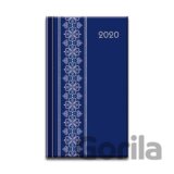 Diár Print Folk 2020 modrý