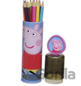 Pastelky Peppa Pig: Kovová tuba 15 kusov