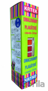 Krtek: Plakátové omalovánky + vodovky