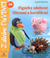 Figúrky zdobené flitrami a korálikmi