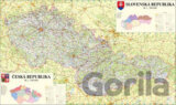 Česká a Slovenská republika 1:500 000 (nástenná mapa)