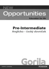 New Opportunities Pre-Intermediate: Anglicko - český  slovníček