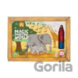 Magické maľovanie: Safari