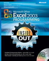 Microsoft® Office Excel 2003 Programming Inside Out