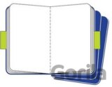 Moleskine - sada 3 malých čistých notesov (modrá väzba)