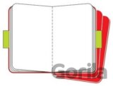 Moleskine - sada 3 malých čistých notesov (červená väzba)