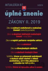 Aktualizácia II/7 2019 - Exekúcie a ukončenie exekučných konaní
