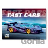 Nástenný kalendár Fast cars 2020
