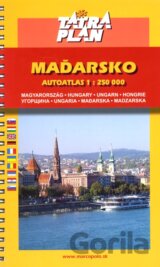 Maďarsko 1:250 000 autoatlas