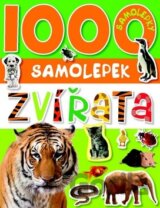 1000 samolepek zvířata