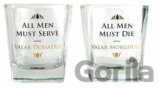 Pohár na whisky Game of Thronesy: All Men set 2 kusov