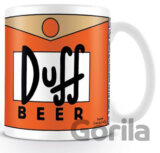 Biely keramický hrnček The Simpsons: Duff Beer
