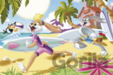 Lola Bunny and Bugs Bunny