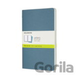 Moleskine – sada 3 stredných zápisníkov Cahiers – modrá