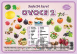 Sada 24 karet - ovoce 2