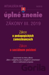Aktualizácia III/8 2019 - Sociálne poistenie, Pedagogickí zamestnanci