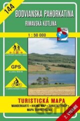 Bodvianska pahorkatina - Rimavská kotlina - turistická mapa č. 144