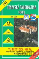 Trnavská pahorkatina - Senec - turistická mapa č. 151