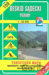 Beskid Sądecki,  Pieniny 1:50 000 - turistická mapa č. 159