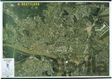 Bratislava - ortofotomapa (nástenná s lištou)