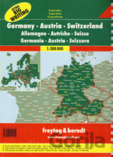 Germany, Austria, Switzerland 1:300 000