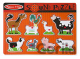 Zvukové puzzle - Zvieratká na farme