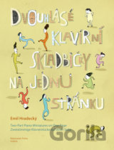 Dvouhlasé klavírní skladbičky na jednu stránku