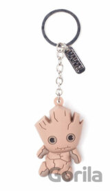 Prívesok na kľúče Marvel: Groot Character 3D Rubber