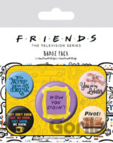 Placky Friends: Quotes set 5 kusov