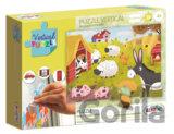 Vertikální okenní puzzle - Farma