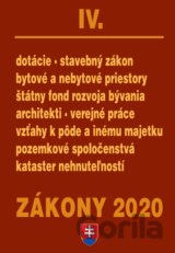 Zákony 2020 IV – Stavebné zákony a predpisy – úplné znenie k 1.1.2020