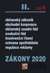 Zákony 2020 II. část A: Občanské zákony, ochrana spotřebitele