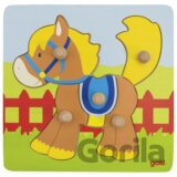 Vkladacie puzzle: Koník