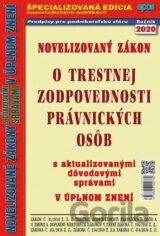 Zákon o Trestnej zodpovednosti právnických osôb 2020