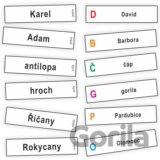 Abeceda - kartičky se slovy