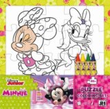 Puzzle vymaľovanky: Minnie