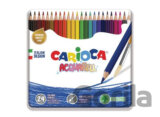 CARIOCA akvarelové pastelky v plechové krabičce 24 ks
