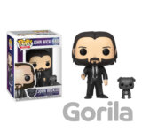 Funko POP Movies: John Wick- John in Black Suit w/ Dog
