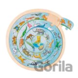 Puzzle kruhové - Zvieratá
