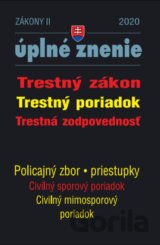 Aktualizácia II/2020 - Trestný zákon, Trestný poriadok, Trestná zodpovednosť